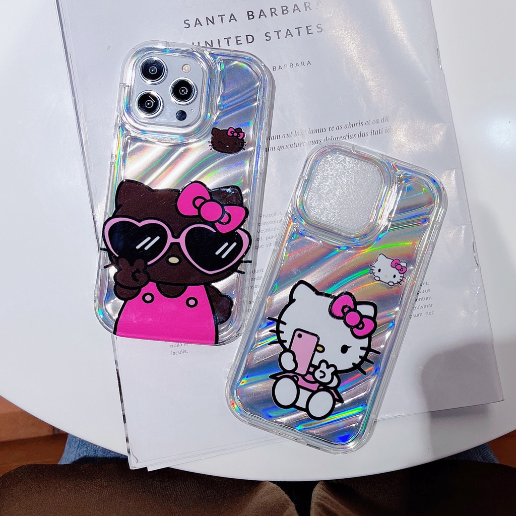 Ốp Điện Thoại TPU Mềm Trong Suốt Họa Tiết Hoạt Hình Có Đệm Khí Chống Sốc Cho iPhone 12 13 14 Pro Max