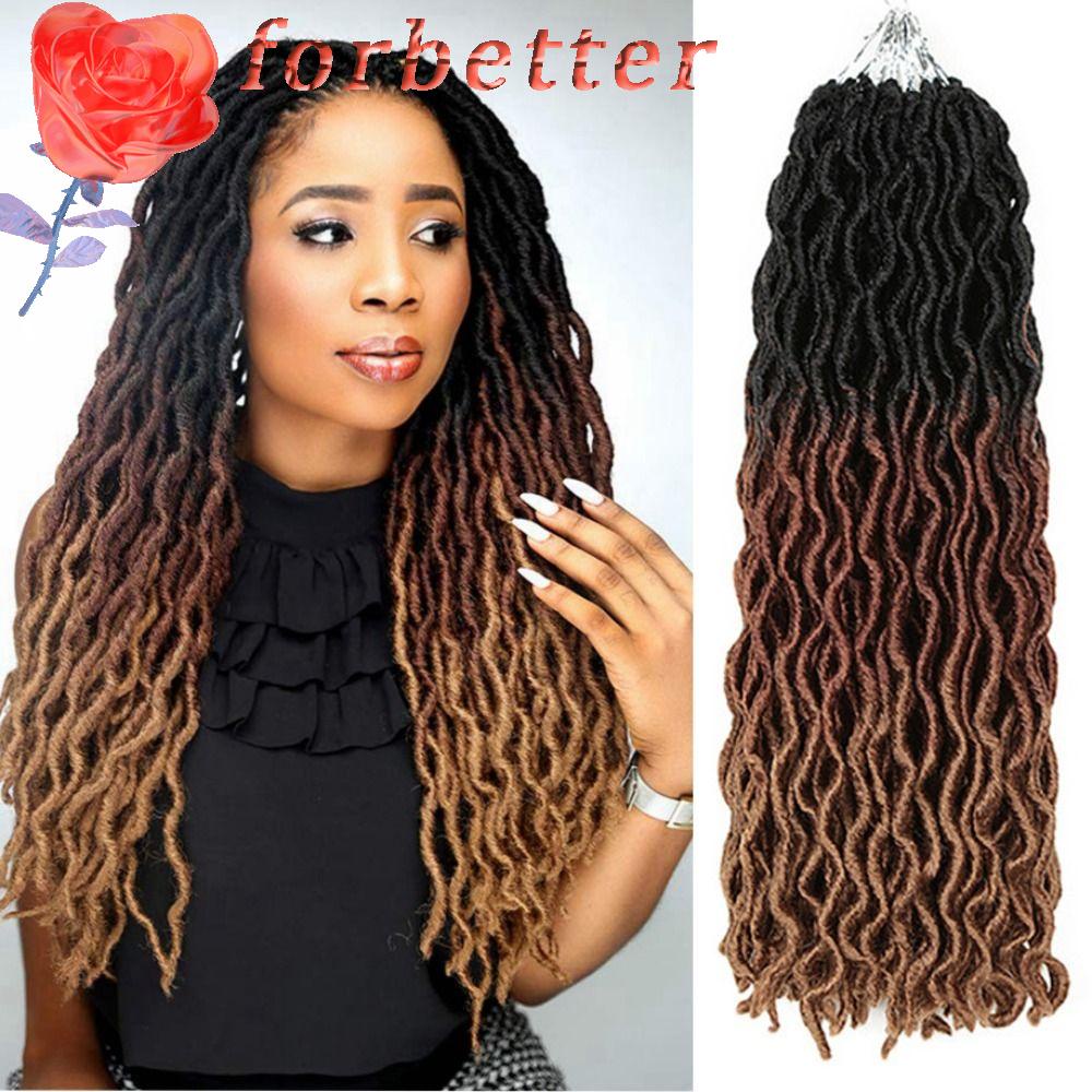 Tóc Giả Kiểu Thắt Bím Bằng Sợi Tổng Hợp Màu Đen Phong Cách Hip Hop Chất Lượng Cao DIY Cho Nữ