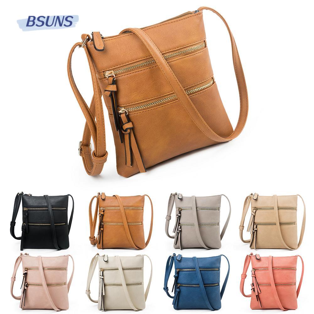 Túi Đeo Chéo Nhiều Ngăn Đa Năng Cổ Điển Cho Nữ