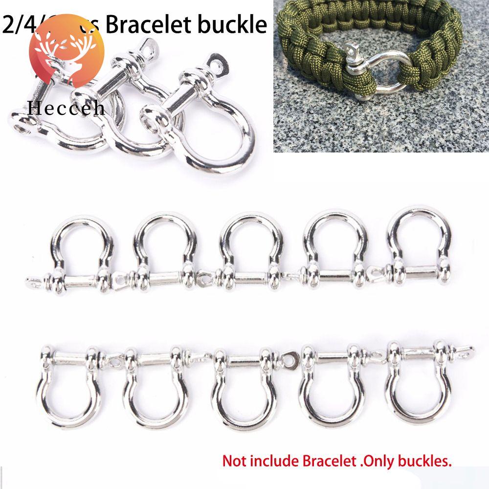 Set 2 / 4 / 6 Vòng Tay Paracord Bằng Thép Không Gỉ Chất Lượng Cao