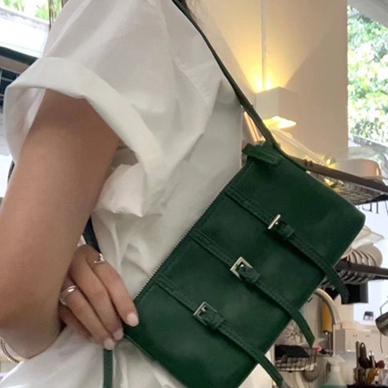 Ielgy Túi Đeo Chéo Vai Thời Trang Hàn Quốc niche Cá Tính Cho Nữ