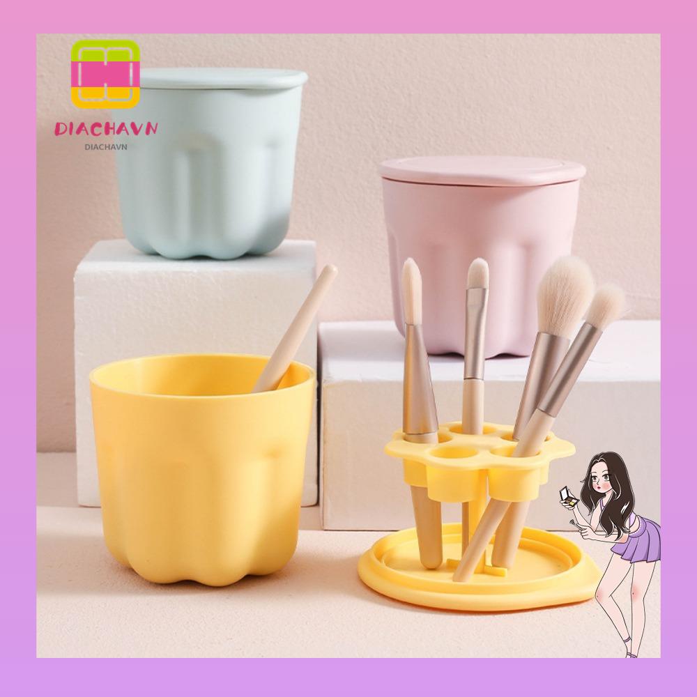 Hộp Vệ Sinh Cọ Trang Điểm Màu Sắc Tiện Dụng