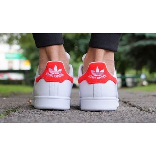 [Có sẵn] [Ảnh thật] [Chính hãng] Adidas Stan Smith Red White