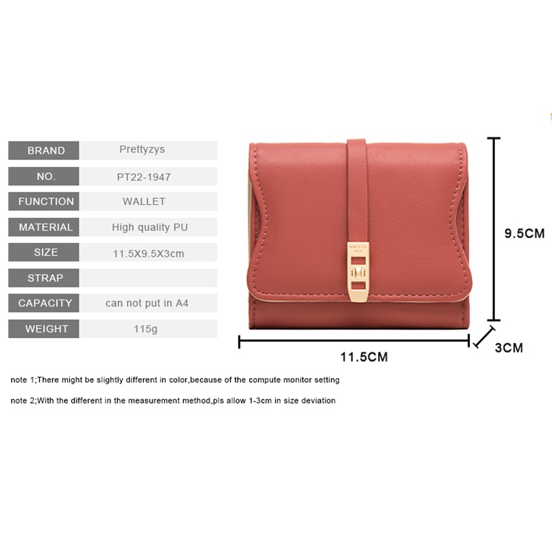 Ví Da Pu Mềm Nhỏ Xinh Thời Trang Cho Nữ