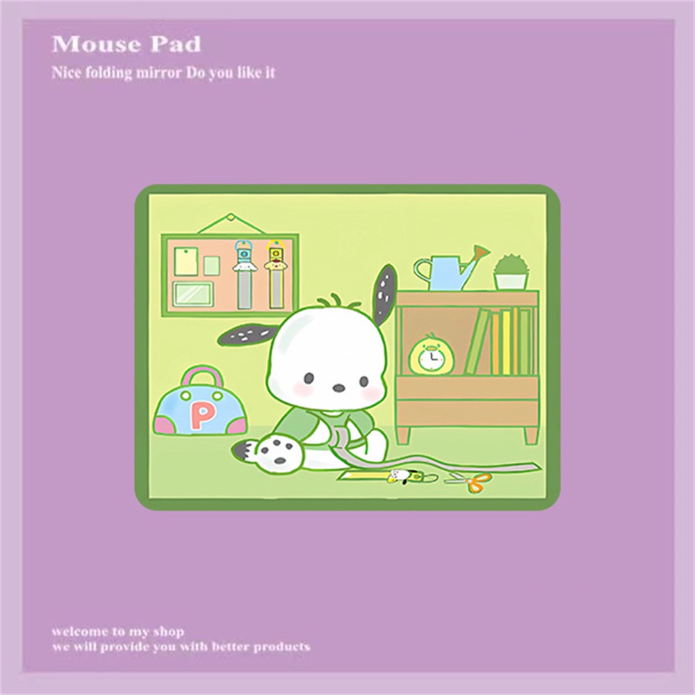 SANRIO Tấm Lót Chuột Và Bàn Phím Máy Tính Họa Tiết Hoạt Hình Cinnamoroll Kuromi Melody Dễ Thương Tiện Dụng Cho Văn Phòng