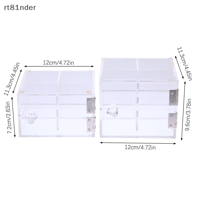 Hộp Acrylic Trong Suốt Trưng Bày Lông Mi Giả Tiện Dụng