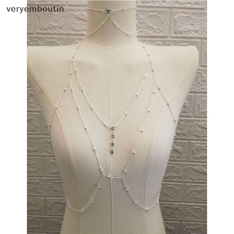 Dây Xích Đeo Cơ Thể Bằng Kim Loại Phong Cách Gợi Cảm Thời Trang Cho Nữ