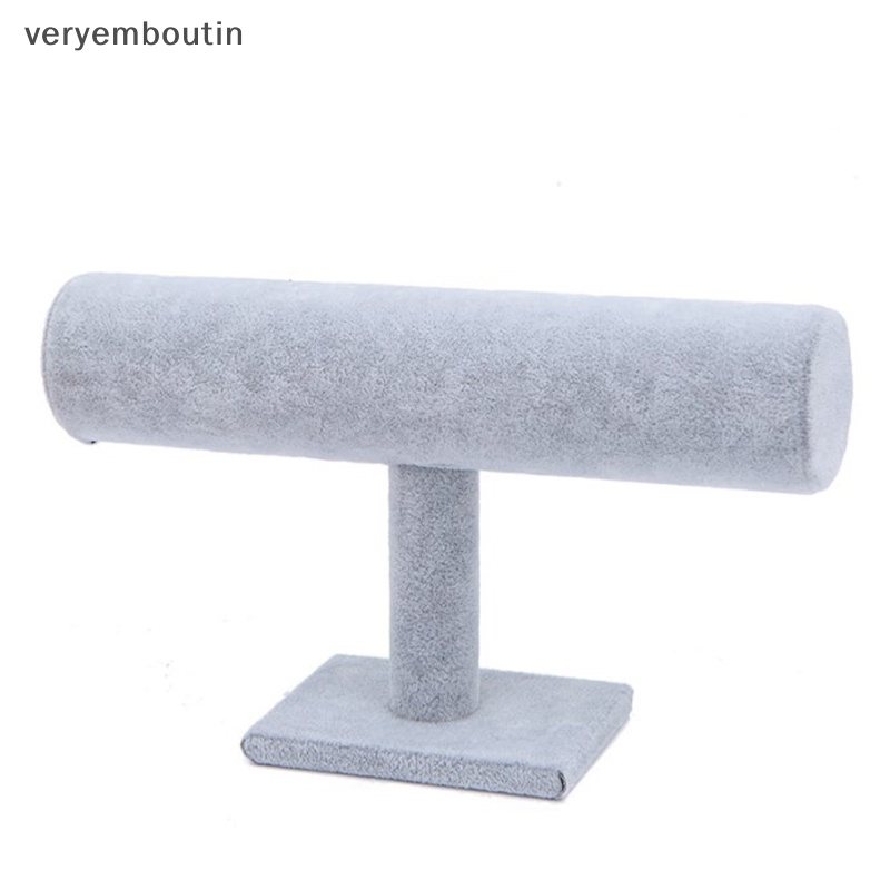 Giá Đỡ Trưng Bày Trang Sức Hình Chữ T Bằng Nhung Chất Lượng Cao