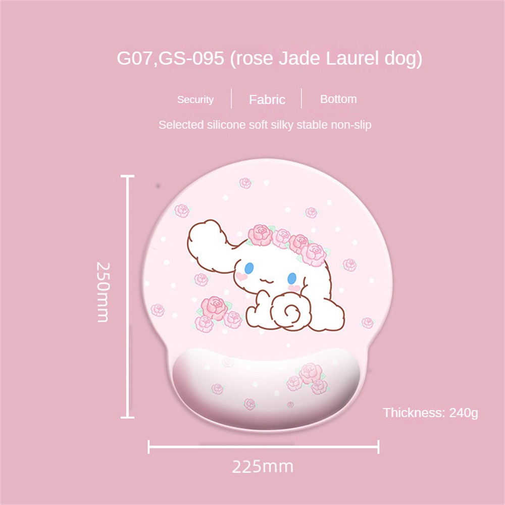 Sanrio Tấm Lót Chuột Máy Tính Chống Trượt In Hình kuromi Dễ Thương