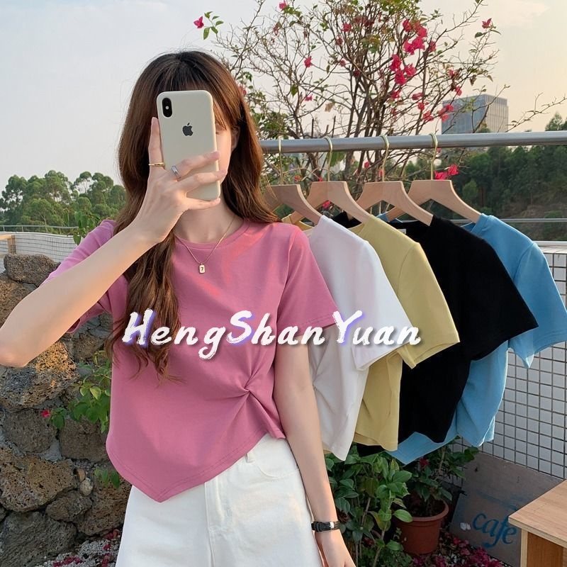 Áo Thun Lửng Tay Lửng Thời Trang Dành Cho Nữ | BigBuy360 - bigbuy360.vn