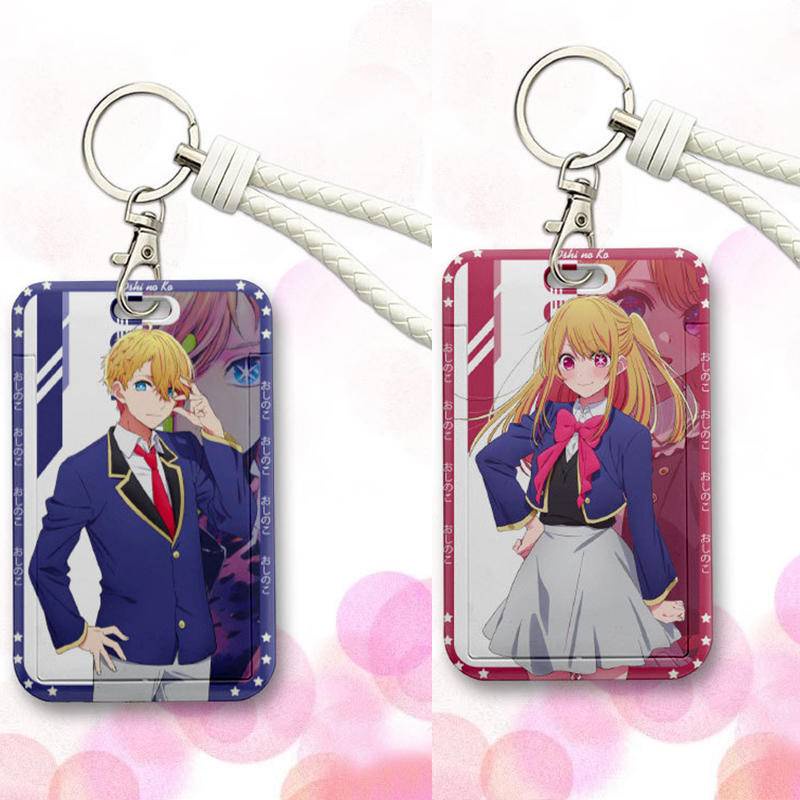Ví Đựng Thẻ ID / Móc Khóa In Hình Oshi no Ko MHoshino Ai Mem Cho Hoshino Aquamarine Kurokawa Akane 2023