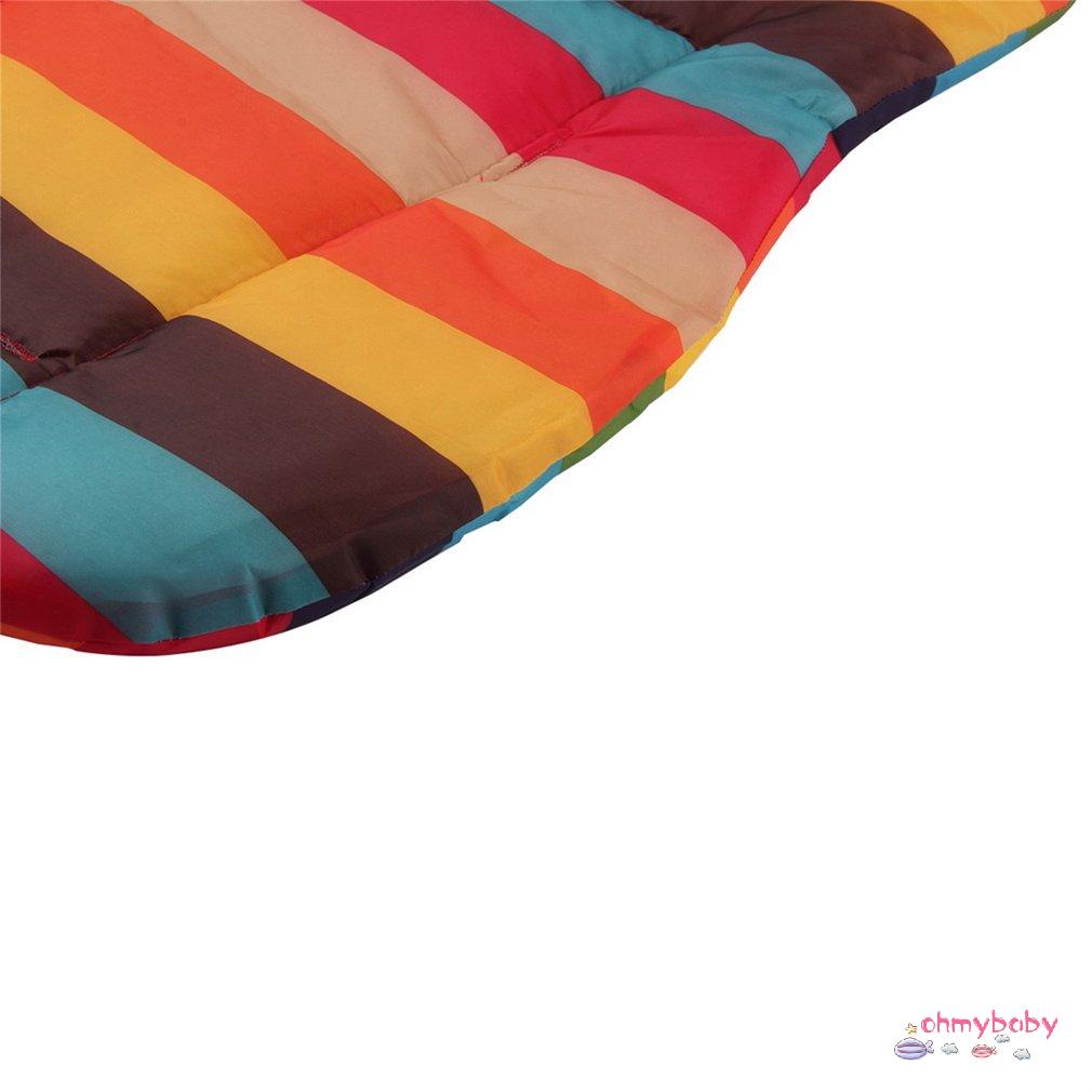 [InStock] Di Động Xe Đẩy Cho Bé Miếng Cotton Sọc Ô Tô Chống Thấm Nước Phụ Kiện Pram Rainbow Thảm Dày [Z/10]