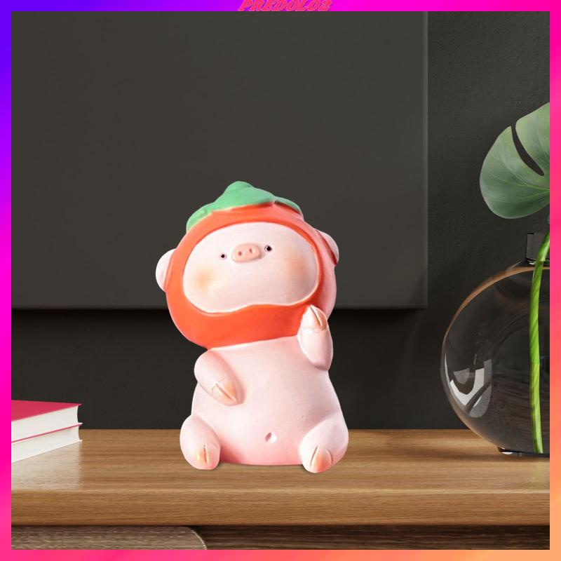 [Predolo2] Mô Hình Chú Heo Vui Nhộn Để Bàn Trang Trí Phòng Trà