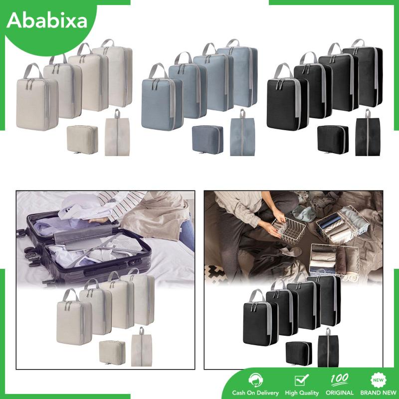 [Ababixa] Set 6 Túi Nén Đựng Đồ Dùng Cá Nhân Mang Đi Du Lịch Thoáng Khí