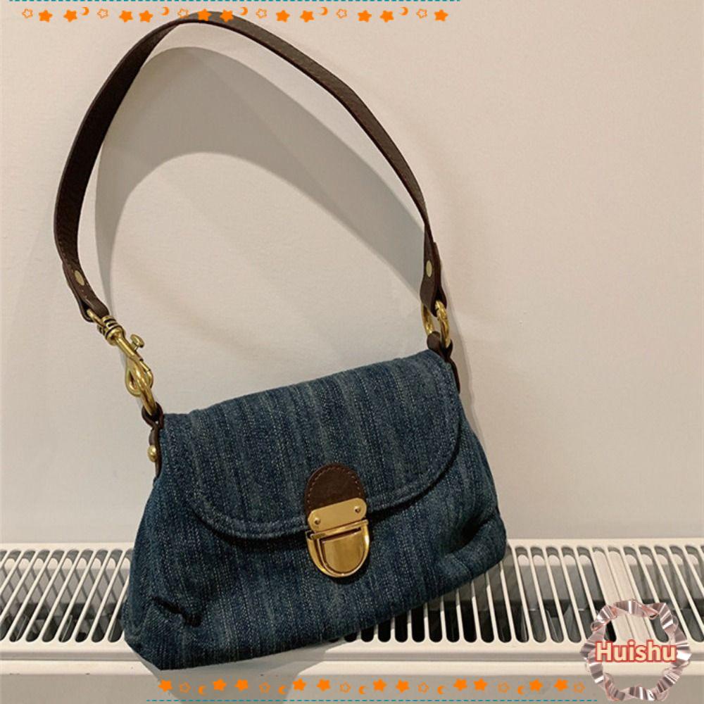 Túi Xách Đeo Vai HS Có Khóa Màu Tương Phản Thời Trang