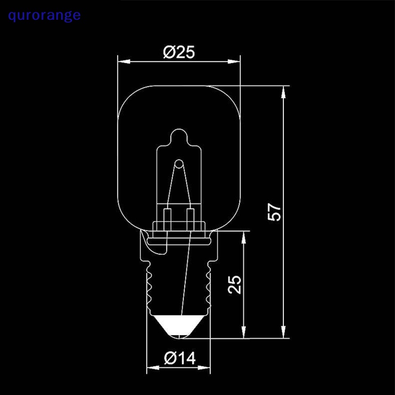 Bóng Đèn Led 220v 25W 500 Độ E14 Chịu Nhiệt Cao Chuyên Dụng Cho Lò Nướng