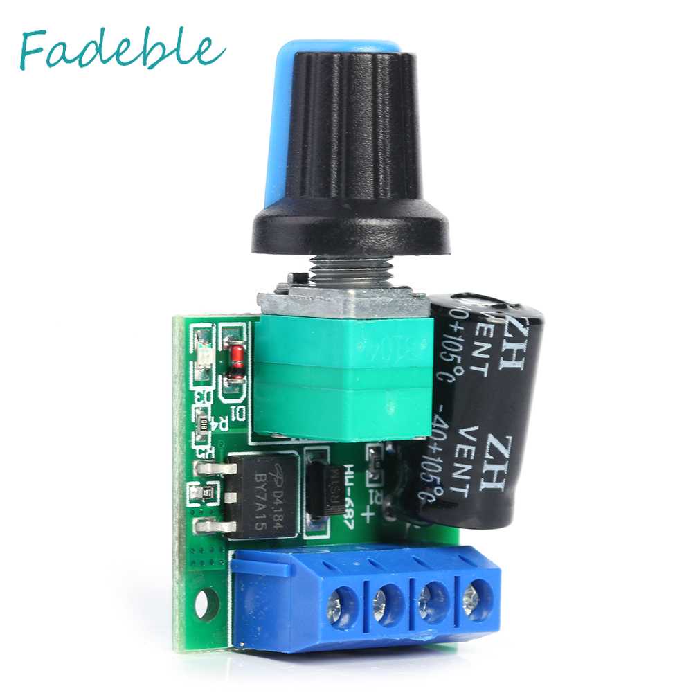 Mô-đun Điều Chỉnh Tốc Độ Động Cơ PWM 5A 90W DC 5V-35V