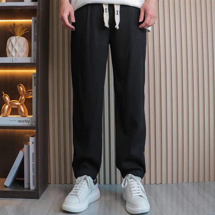 Laixi Preferred Quần Thể Thao Vải Lụa Lạnh Nhanh Khô Độ Co Giãn Cao Phong Cách Mới Mùa Hè Thu Sớm