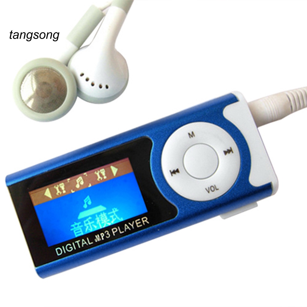 Máy Nghe Nhạc Mp3 Mini Màn Hình LCD 1.3 inch Hỗ Trợ Thẻ Nhớ 16GB Micro SD-Card