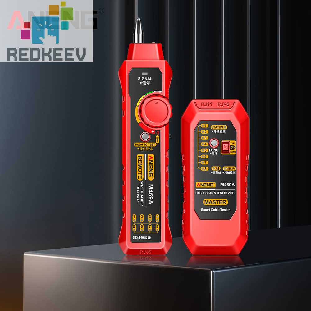 Dụng Cụ Kiểm Tra Sửa Chữa Mạng Đa Năng ANENG M469A RJ45 RJ11