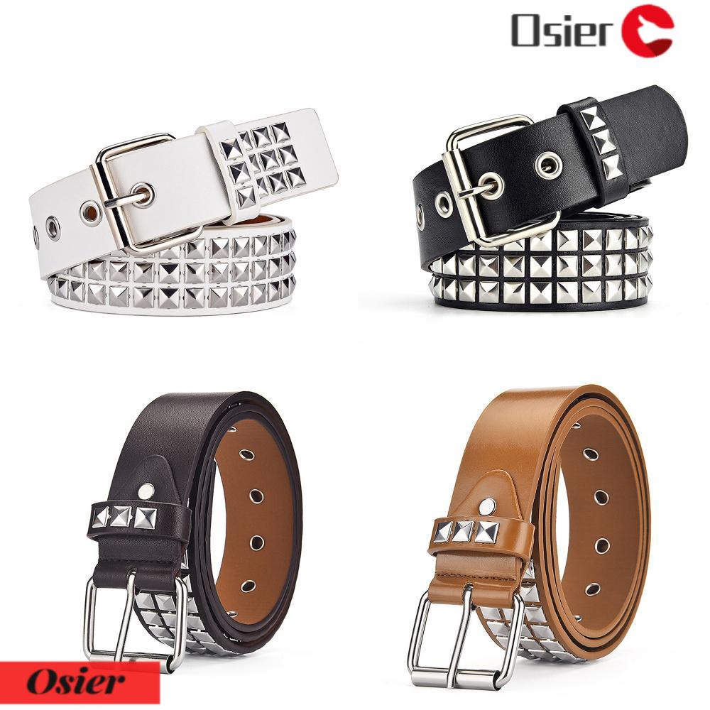 Dây Nịt Bụng Đính Đinh Tán Phong Cách Punk Thời Trang Thường Ngày OSIER1