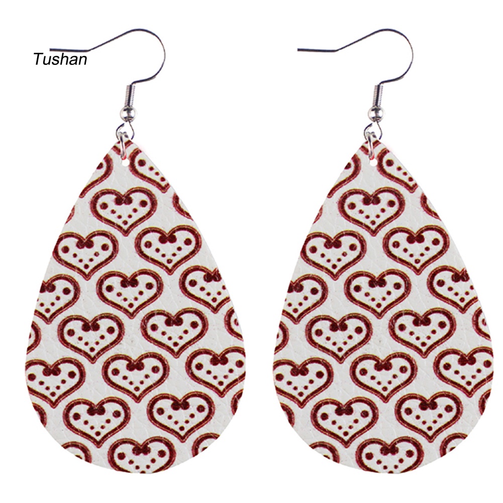 Set 8 Cặp Khuyên Tai Nữ Giả Da Thời Trang