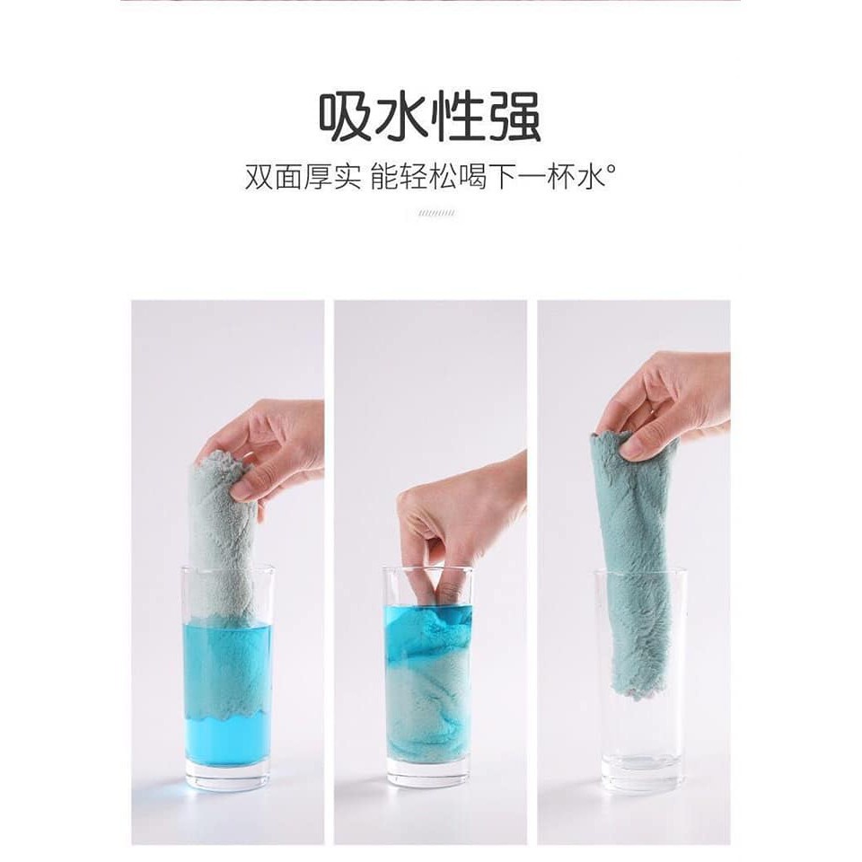 Khăn lau 2 mặt siêu thấm - Khăn lau không phai màu nhanh khô- Khăn lau bếp, khăn lau kính, lau bát T2 Shop Bách Hóa Đô