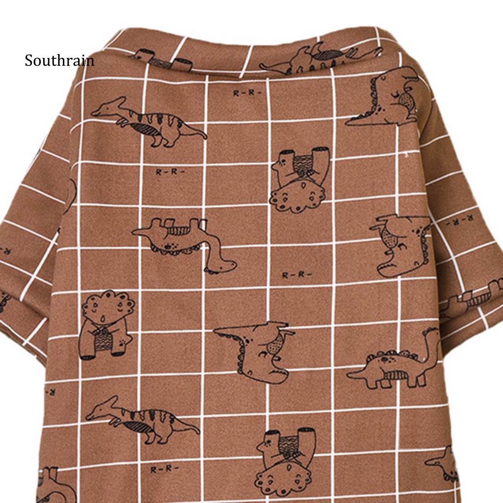 Áo Hoodie Bằng Polyester Mềm Ấm Áp In Họa Tiết Khủng Long Đáng Yêu Cho Thú Cưng