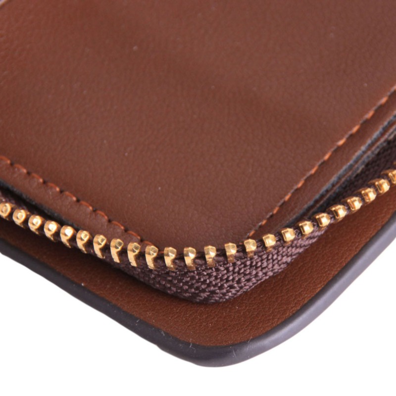 Ví Da Đựng Chìa Khóa Xe Hơi Đa Năng Có Khóa Kéo Thời Trang b7w