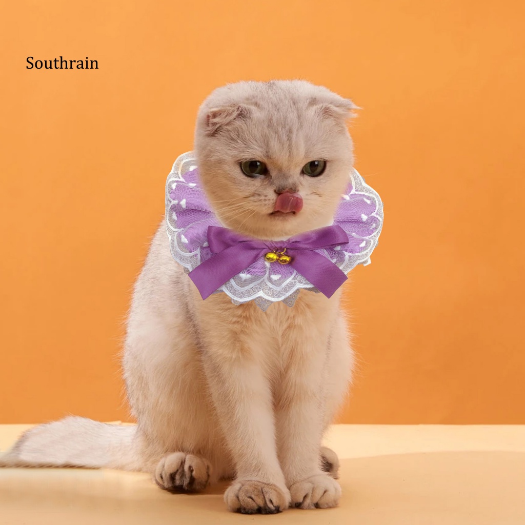 Khăn Quàng Cổ Thắt Nơ Đáng Yêu Thoải Mái Cho Thú Cưng