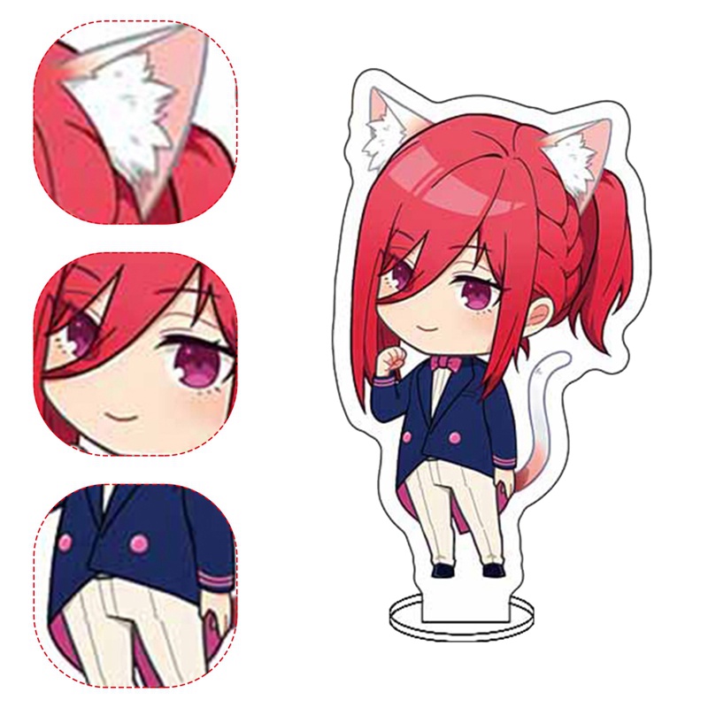 Mô Hình Nhân Vật Isagi Yoichi Anime BLUE LOCK Đứng Bằng Acrylic Trang Trí Bàn Làm Việc