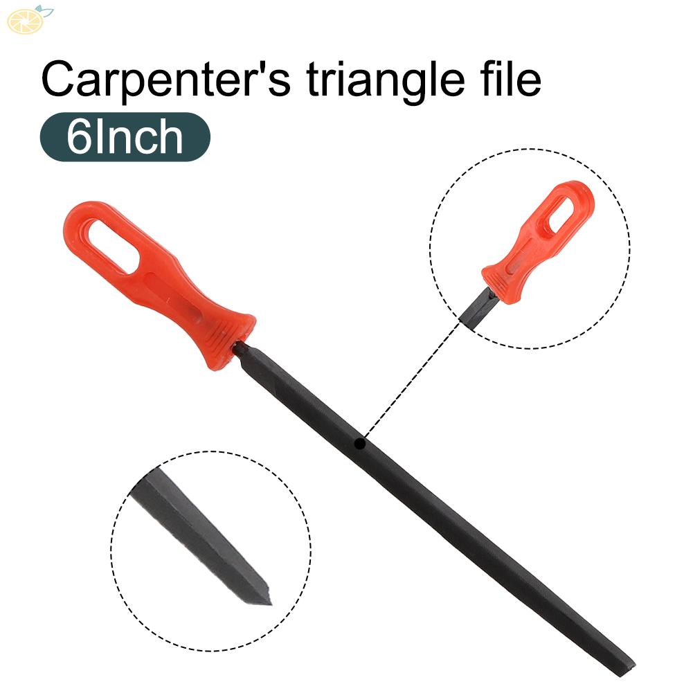 【VARSTR】Saw Accessories Total Length 230mm Triangle Uick Shaping Used On Metal 1pc 8Inch