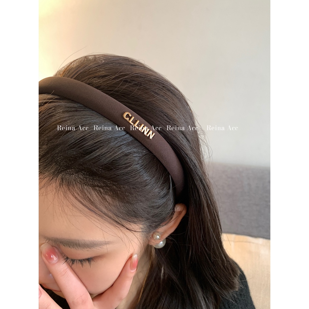 Băng Đô In Chữ Thời Trang Nữ Tính