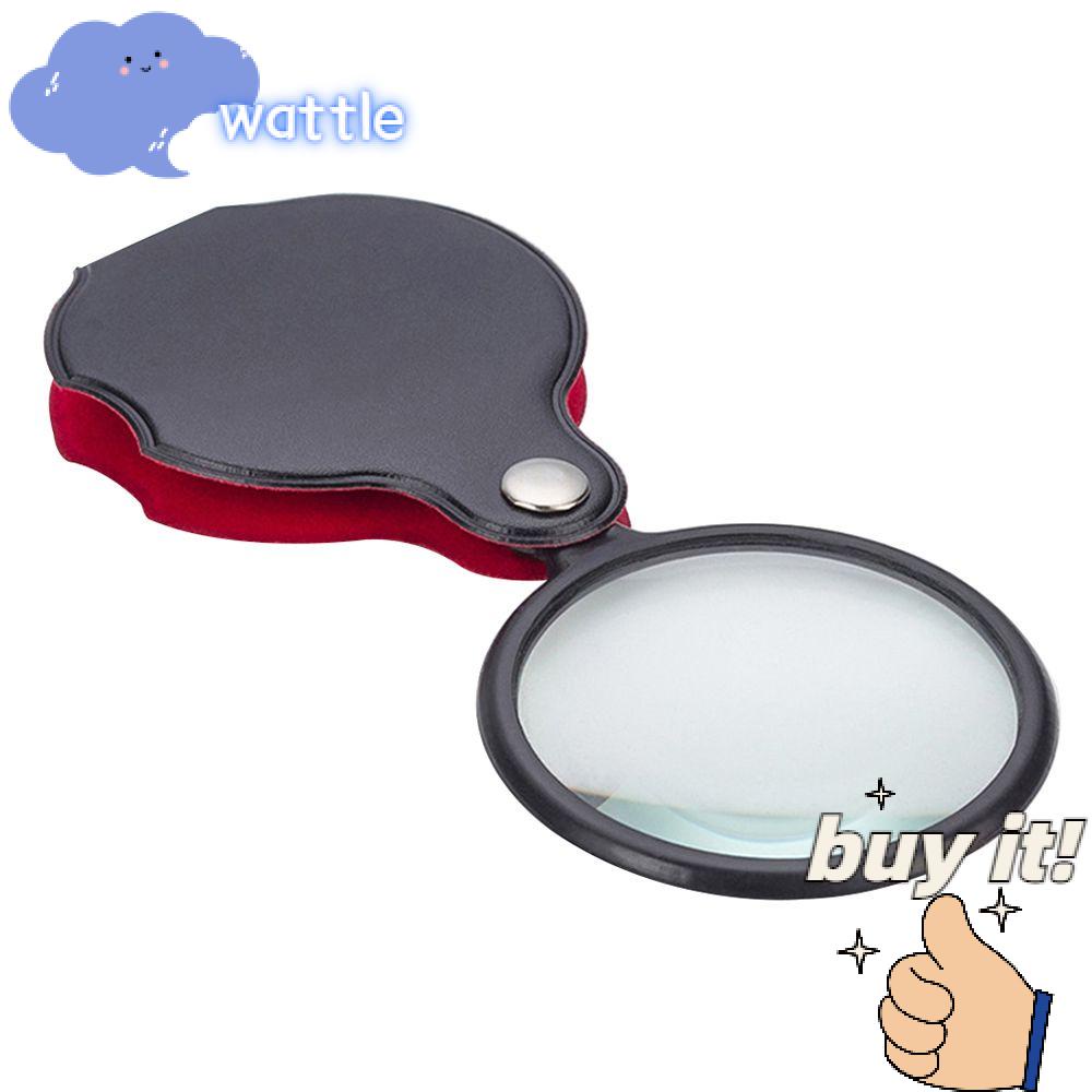 Kính Lúp Mini 2 Cái 50mm 8x Gấp Gọn Tiện Dụng