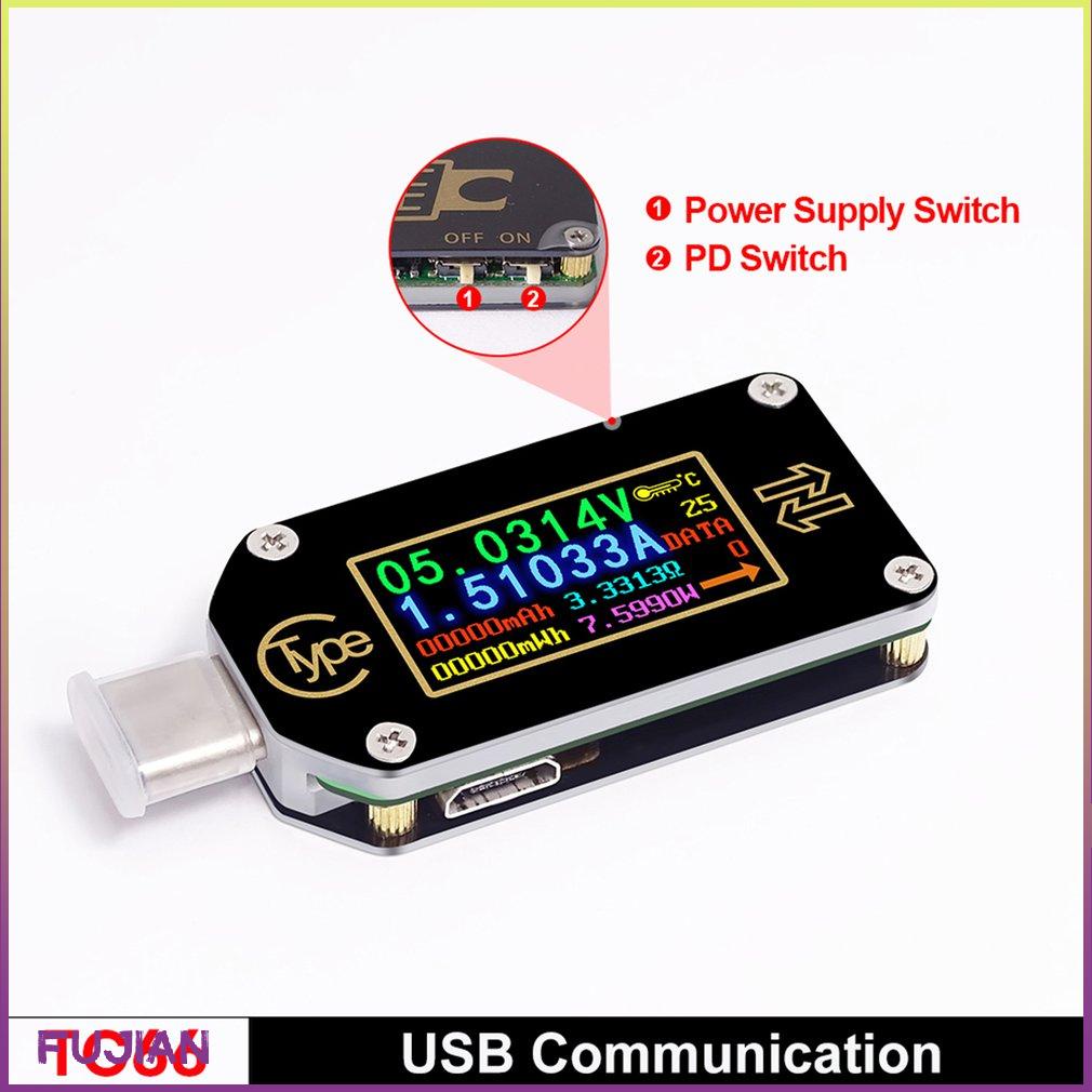 USB vạn năng kế Tc66 type C màn hình LCD