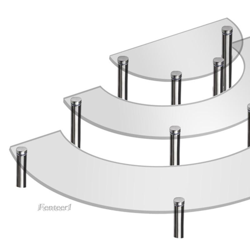 Giá Đỡ Trưng Bày Bánh Cupcake / Sơn Móng Tay Bằng Acrylic Hình Bán Nguyệt Dùng Trong Nhà / Tiệc Cướ