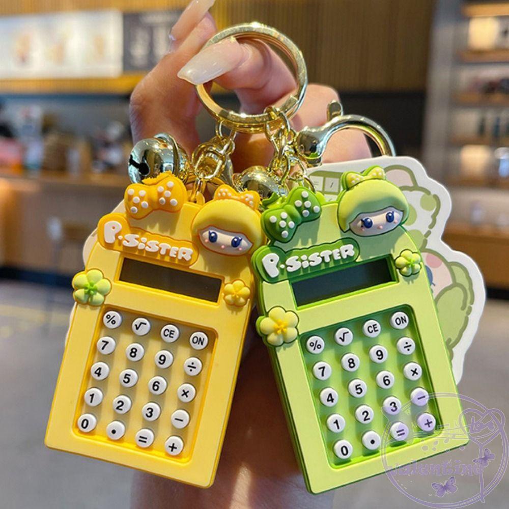 Máy Tính Bỏ Túi Nhỏ Gọn Kèm Móc Khóa Tiện Dụng