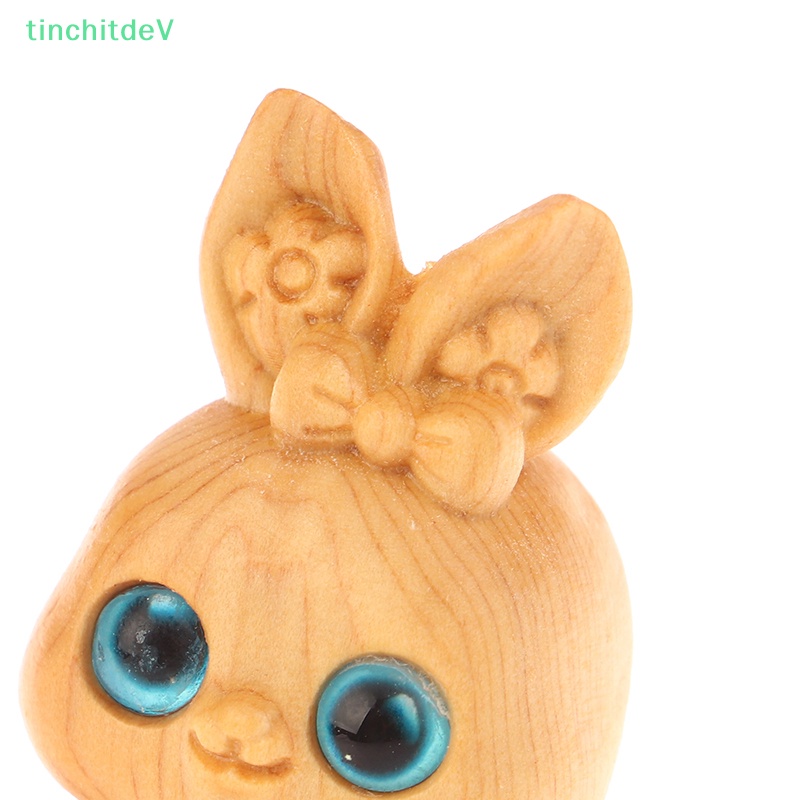 [TinchitdeV] Mặt Trang Trí Xe Hơi / Túi Xách Mini Khắc Hình Thỏ Tifu Bằng Gỗ Dễ Thương Làm Quà Tặng Cho Bé [Mới]