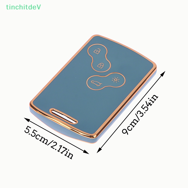 1 Vỏ Bọc Chìa Khóa Xe Hơi Bằng TPU Có Ngăn Đựng Thẻ Tiện Dụng