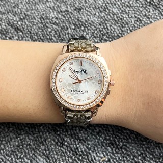 Thời trang nữ xe đạp đồng hồ thạch anh dây da thời trang đồng hồ nữ jam tangan perempuan wanita