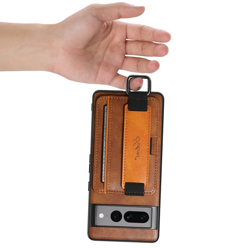 Bao Da Điện Thoại Co Giãn Có Ngăn Đựng Thẻ Phong Cách Vintage Cho Google Pixel 8 7 6 Pro Pixel 7A 6A