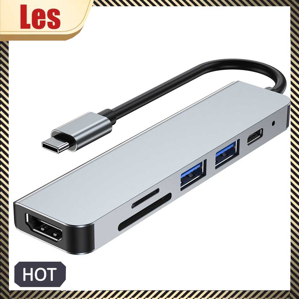 Bộ Chia 6 Trong 1 Cổng Usb 3.0 HDMI Cho Laptop Máy Tính Bảng Ipad