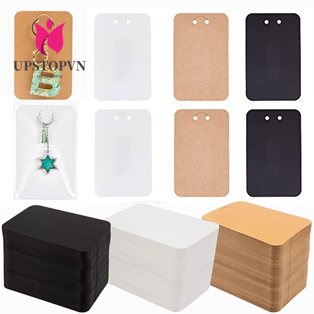 Set 100 Túi Giấy Đựng Trang Sức 7.5cm * 12cm Giá Đỡ