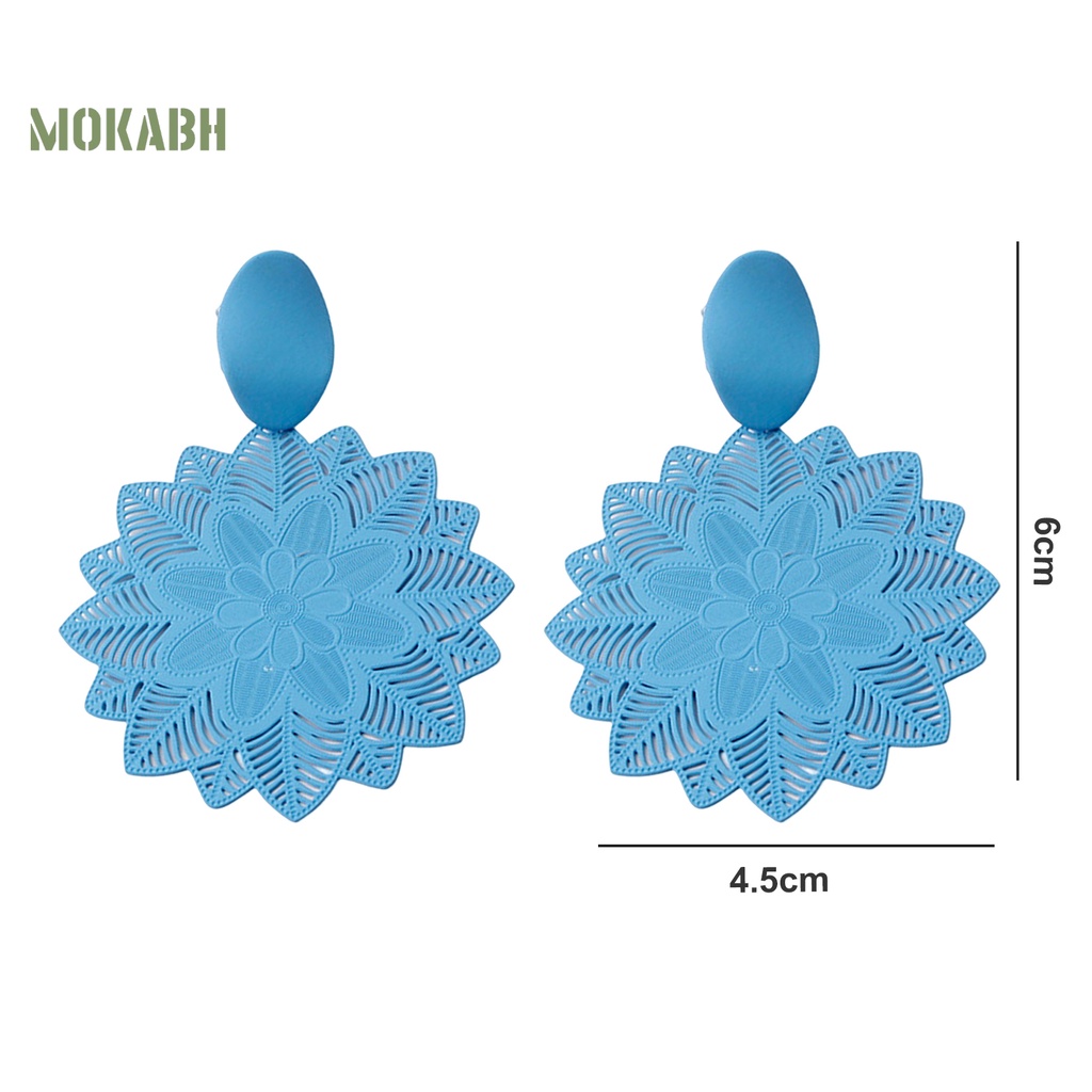 1 Đôi Bông Tai Hình Hoa Phong Cách Gothic Thời Trang