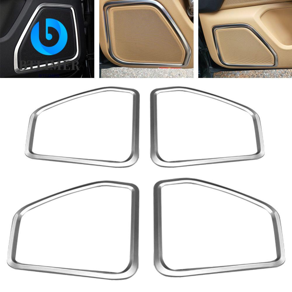 BTLIMER Set 4 Dải Dán Trang Trí Nội Thất Xe Hơi Màu Đỏ Dễ Lắp Đặt Cho Porsche 14-19