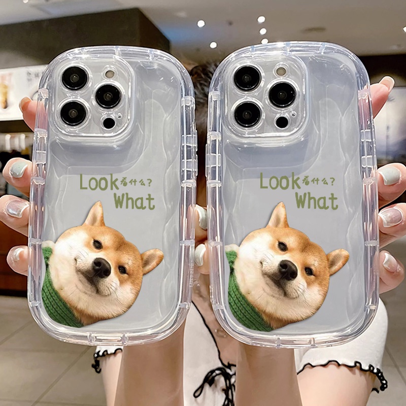 Ốp Điện Thoại Silicon Mềm Họa Tiết Chú Cún Đáng Yêu Cho IPhone 11 12 13 14 Pro Max XR X 7 8 Plus XS Max SE 2020