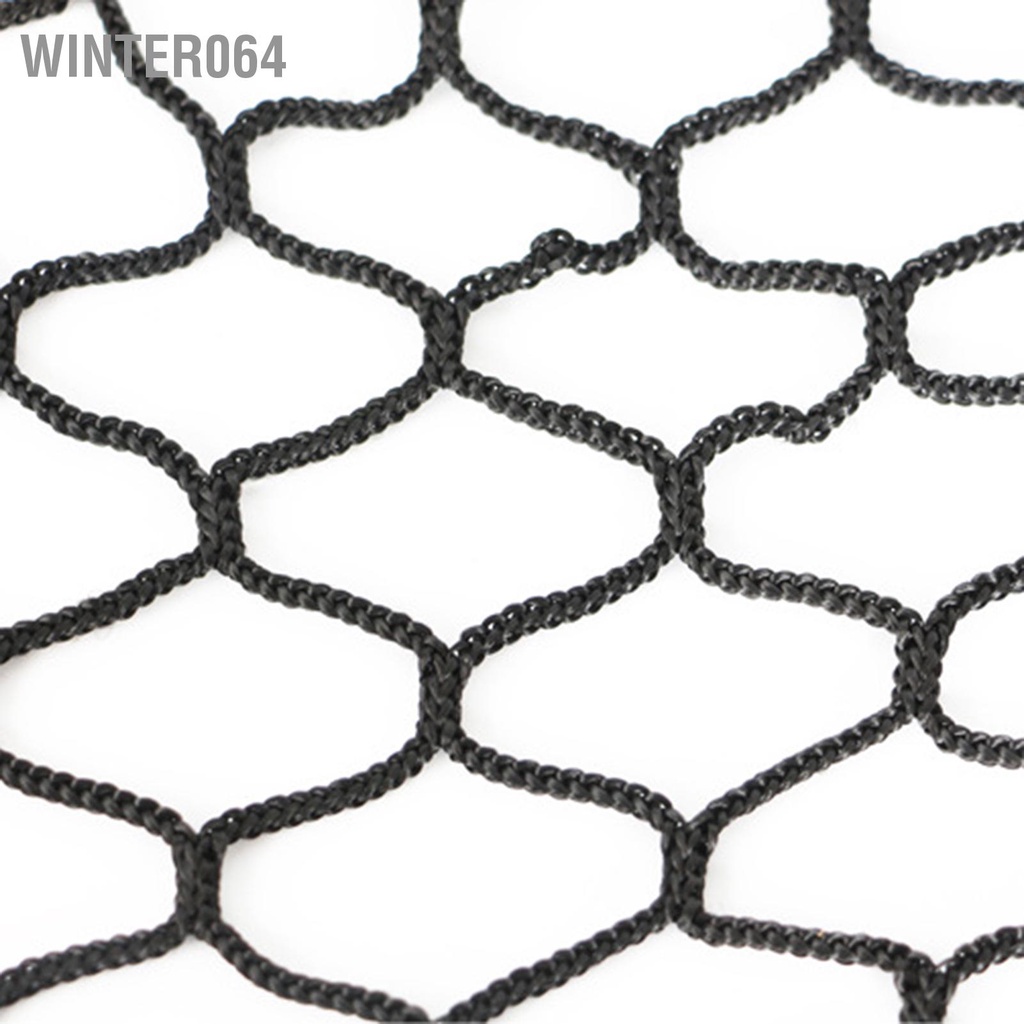 Winter064 Túi lưới ô tô giữa các ghế Không gian rộng Đa chức năng Độ đàn hồi cao Màu đen phổ thông