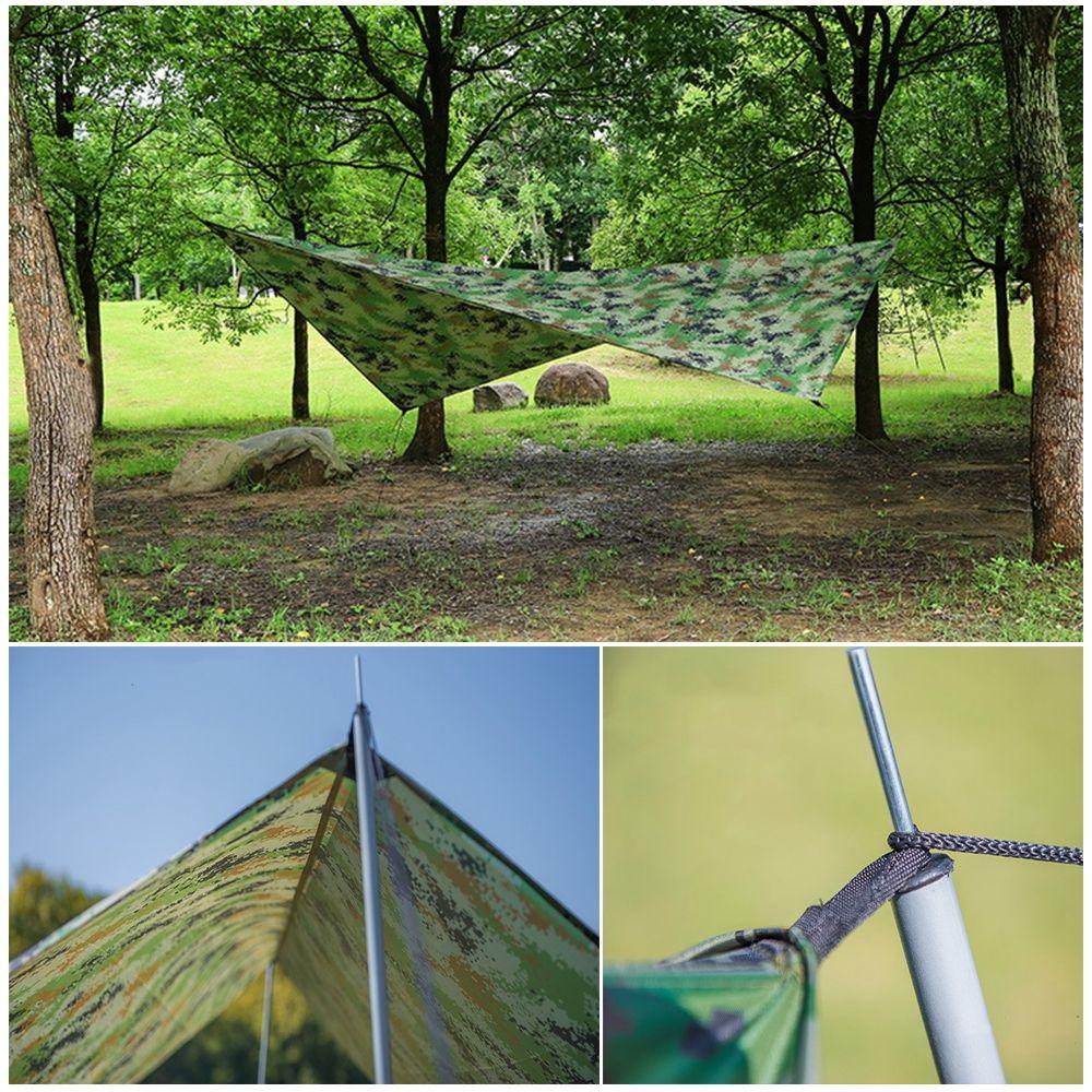 SHOUHOU Võng Cắm Trại Chống Nắng Chống Thấm Nước Awning Di động Dễ Sử Dụng Chống Mưa Chống Tia Cực Tím