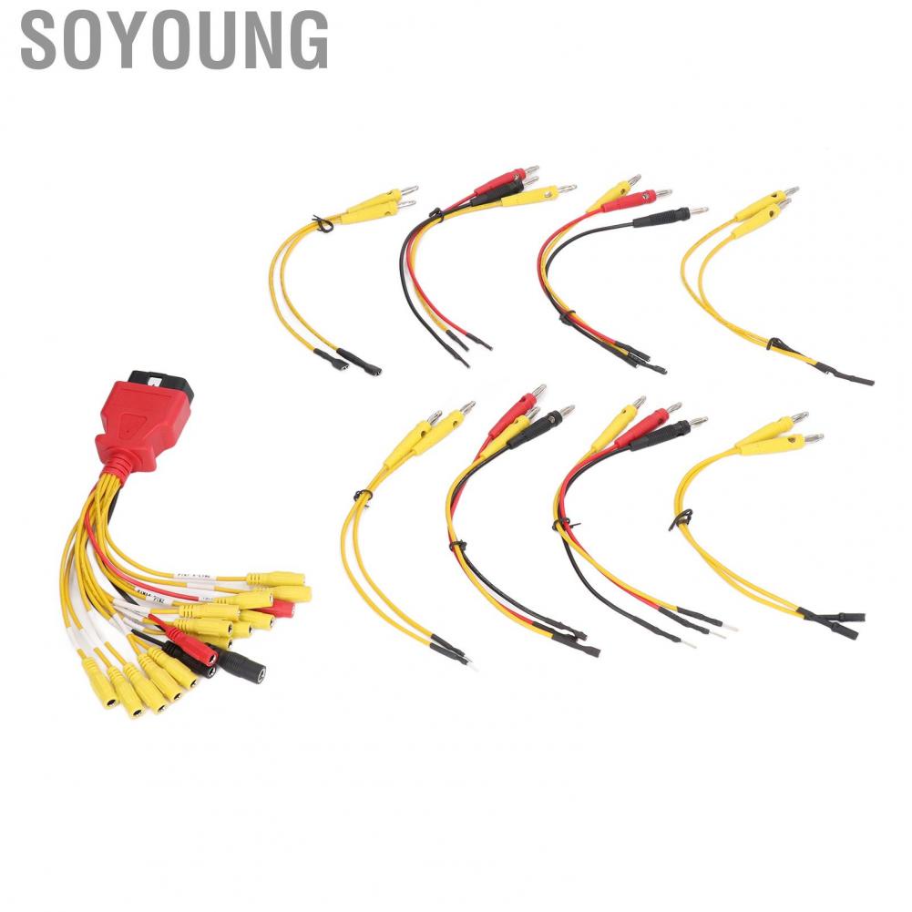 Soyoung OBD2 Diagnostic Cable  Aging Universal High Flexibility Easy Installation Male Connectors Professional for Car