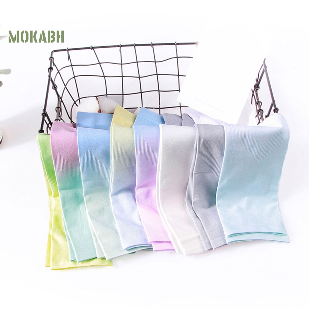 1 Cặp Găng Tay Co Giãn Tốt Không Bị Rối Thấm Hút Mồ Hôi Màu Gradient